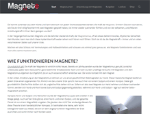 Tablet Screenshot of magnete.org